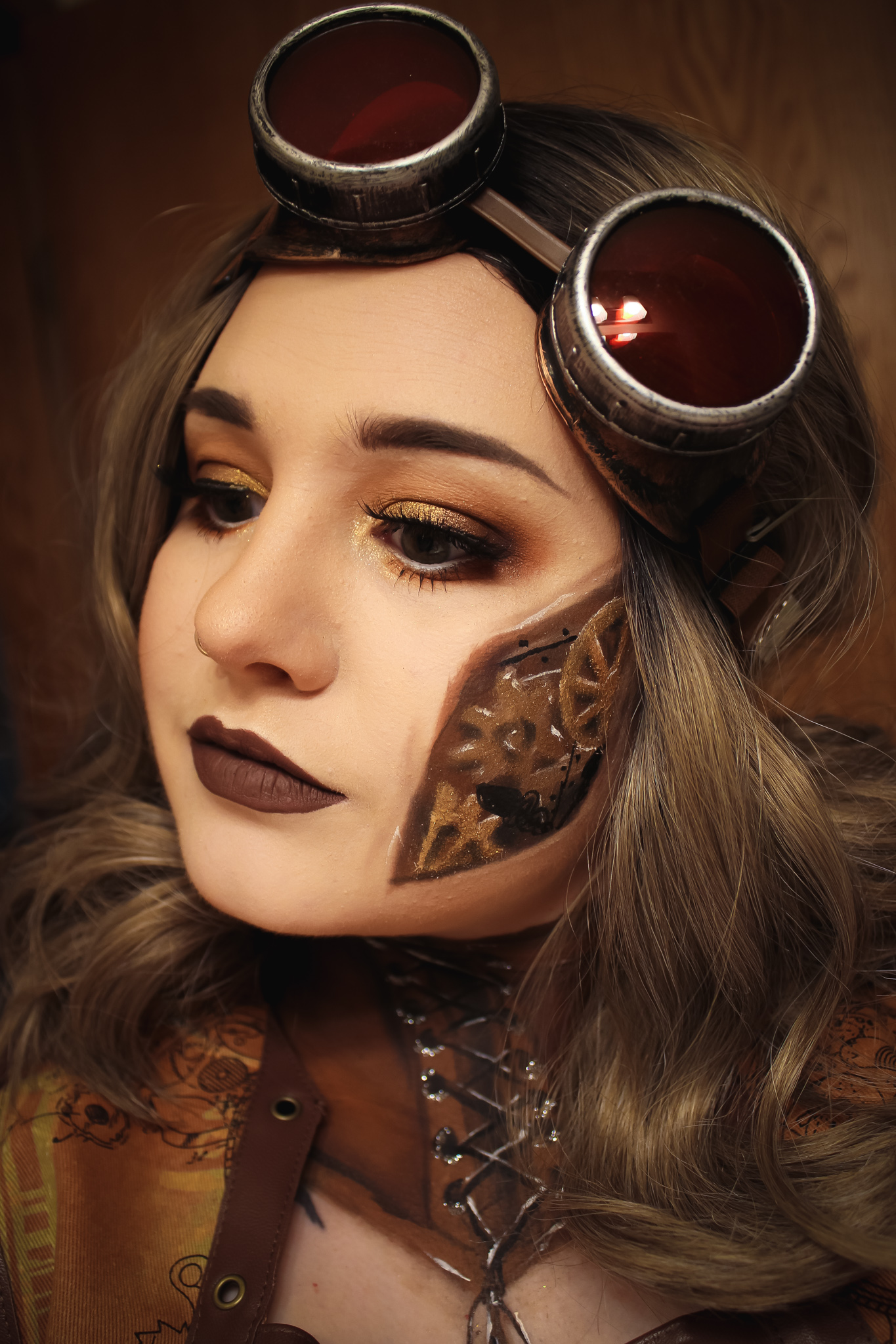Steampunk Inspired Makeup - Mae Polzine